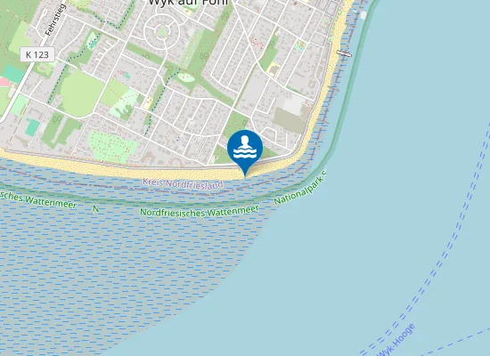 Map of NORDS FOEHR WYK AUF FOEHR