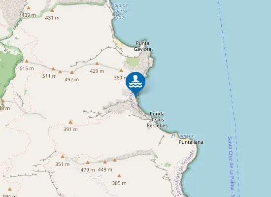 Map of Playa Del Águila