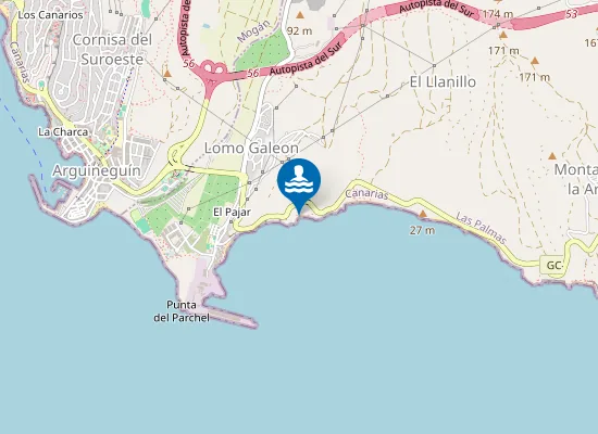 Map of Playa de Lomo Galeón