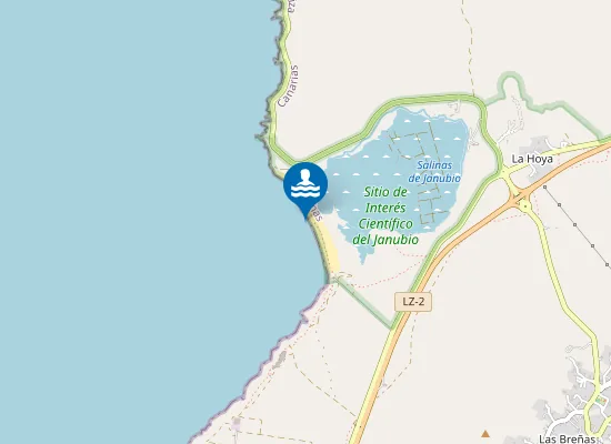 Map of Playa De Janubio