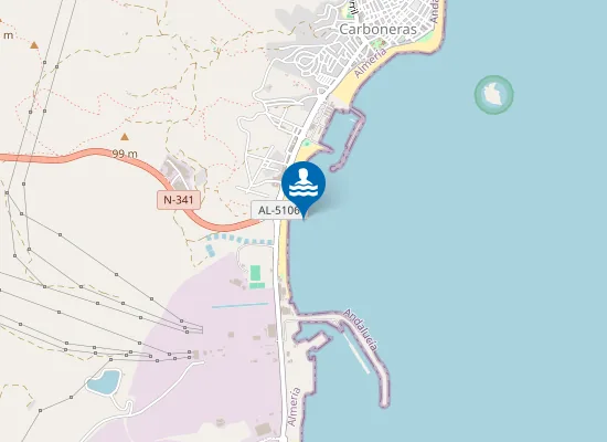 Map of Playa de las Marinicas
