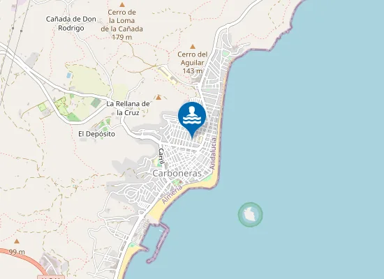 Map of Playa de los Barquicos