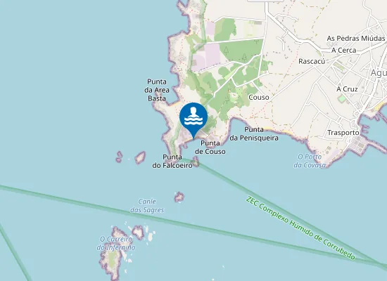 Map of Praia de Couso
