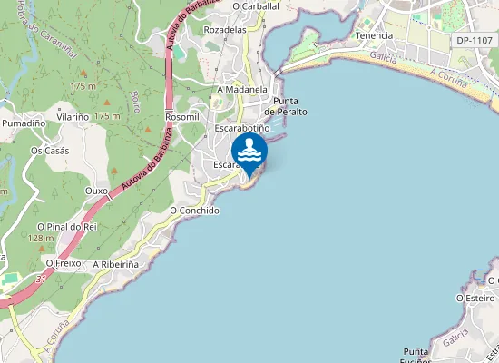 Map of Praia do Costadal