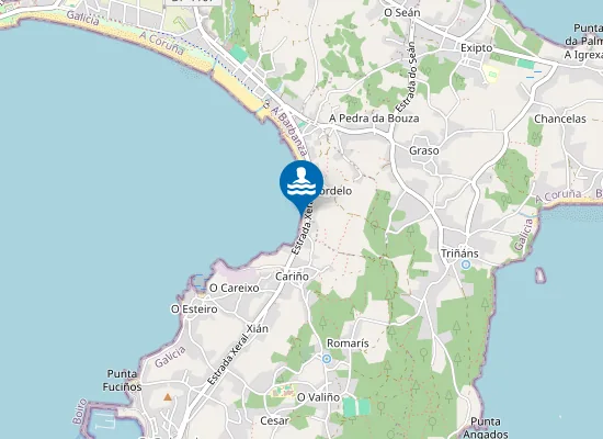 Map of Praia do Careixo