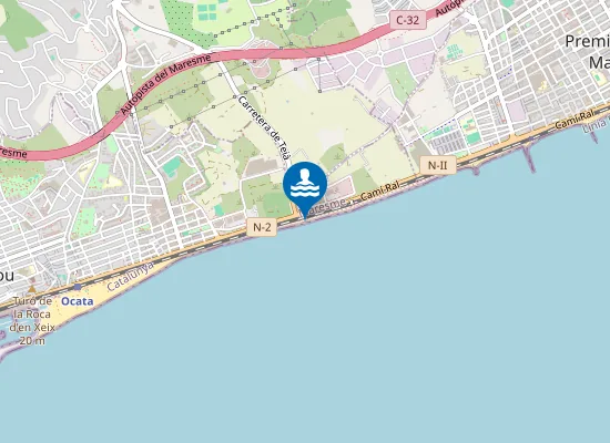 Map of Platja de Ponent