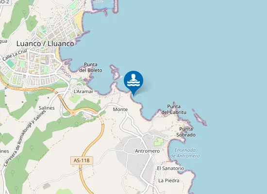 Map of Playa de Gargantera