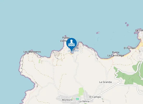 Map of Cala Puerto Llampreu