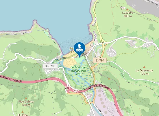 Map of Dunas de La Arena