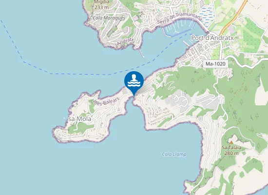 Map of Cala Mermessèn