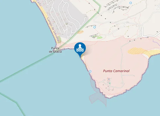 Map of Playa del Cañuelo