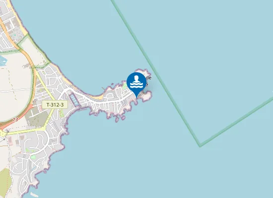 Map of Cala Roja