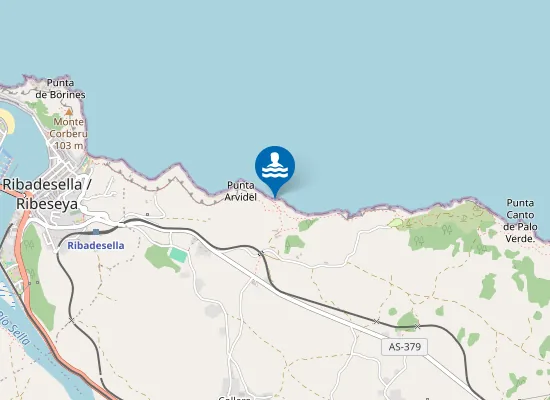 Map of Playa de Arra