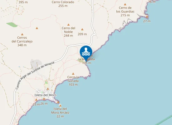 Map of Cala de los Toros