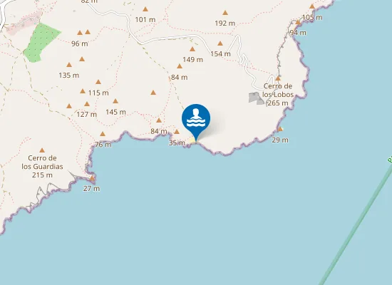 Map of Cala del Carnaje