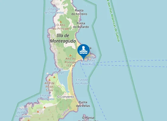 Map of A Area Do Almacén