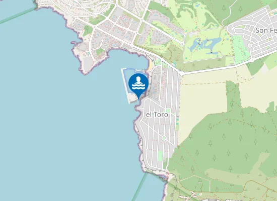 Map of Caleta d'El Toro