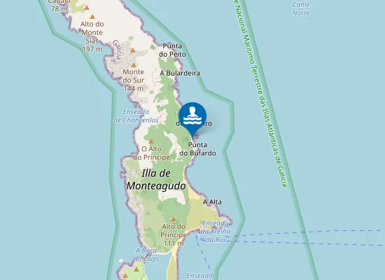 Map of Area das Margaridas