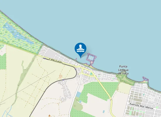 Map of Playa de Los Nietos