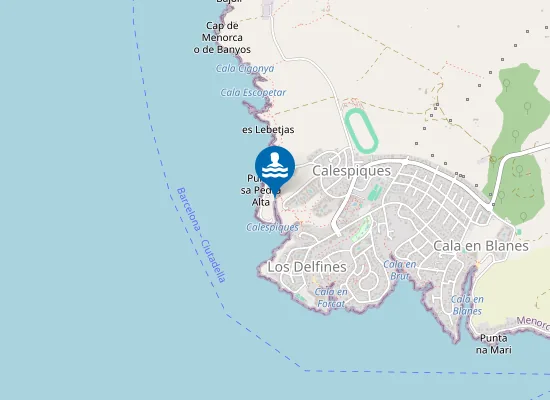Map of Playa Racó des Mart
