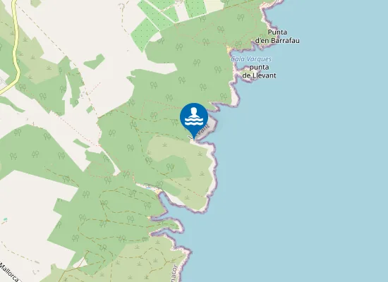 Map of Caló des Serral