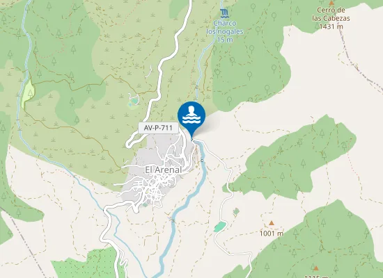 Map of Piscina Natural