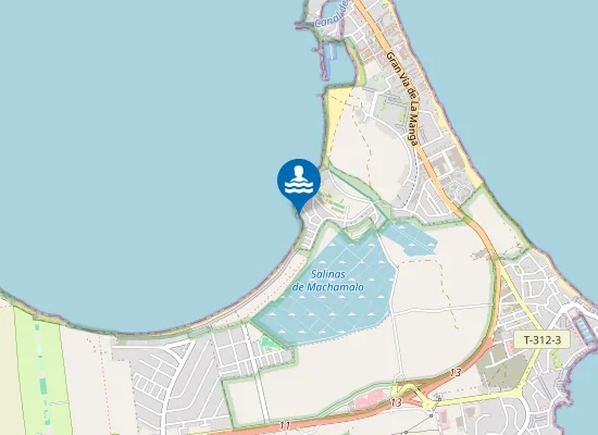 Map of Playa de los Alemanes