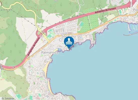 Map of Sa Foradada