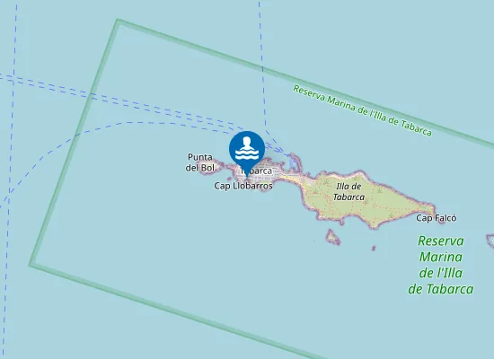 Map of Cala dels Birros