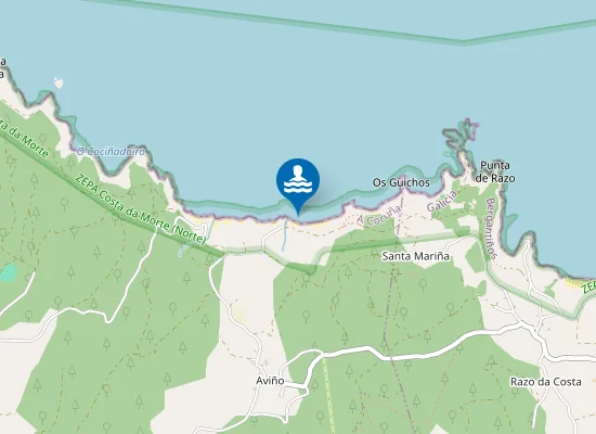 Map of Praia das Torradas