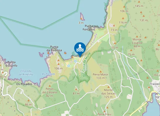 Map of Praia do Celoiro