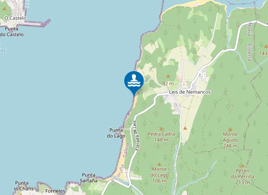 Map of Praia da Barreira