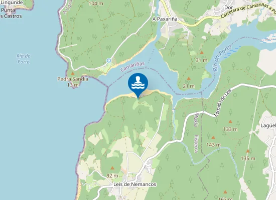 Map of Praia Area Grande