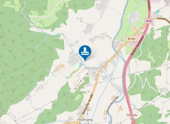 Map of REITECKSEE, FLACHAU