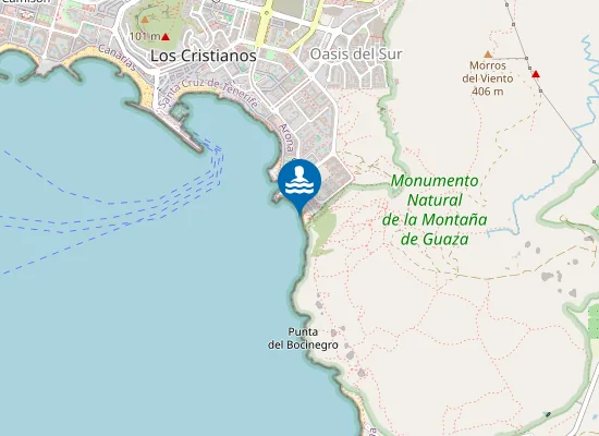 Map of Playa del Callao