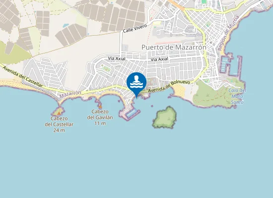 Map of Playa de la Ermita