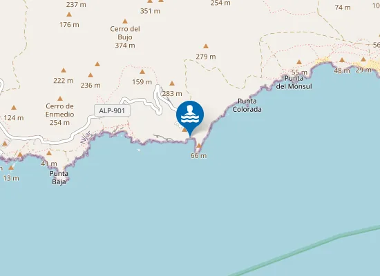 Map of Cala De Punta Negra