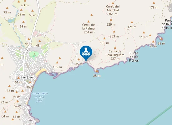 Map of Cala Higuera