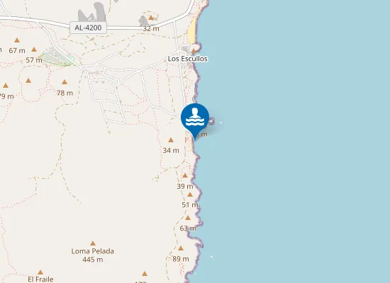 Map of Playa de Piedra Galera