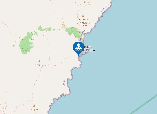 Map of Cala Puente