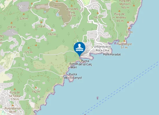 Map of Cala Espart