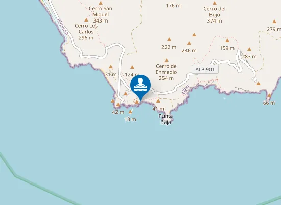 Map of Cala de las Sirenas