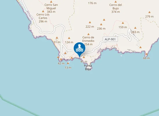 Map of Cala De Las Sirenas
