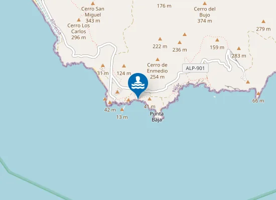 Map of Cala de las Sirenas