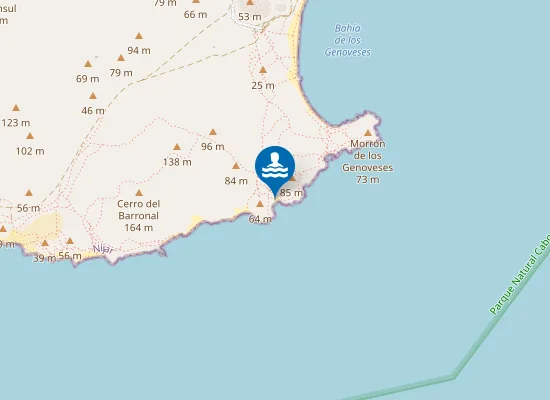 Map of Cala Príncipe