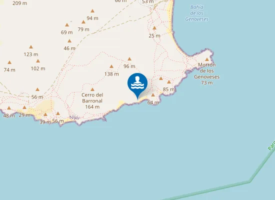 Map of Cala Chica