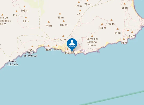 Map of Cala Peineta