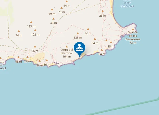 Map of Cala Grande
