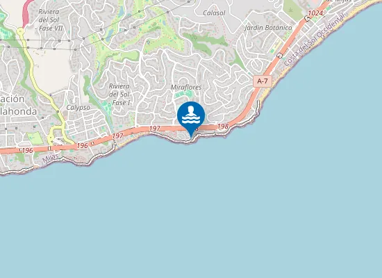 Map of Playa de Calahonda - Rocas del Mar