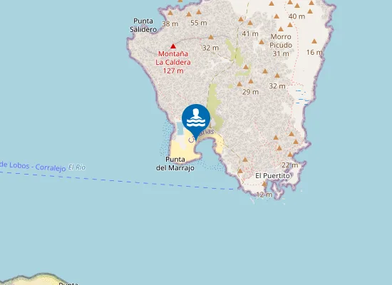 Map of Playa De La Calera